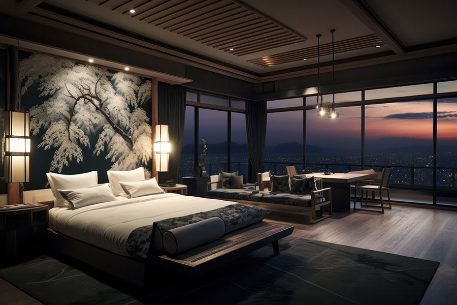 高級ホテルの客室