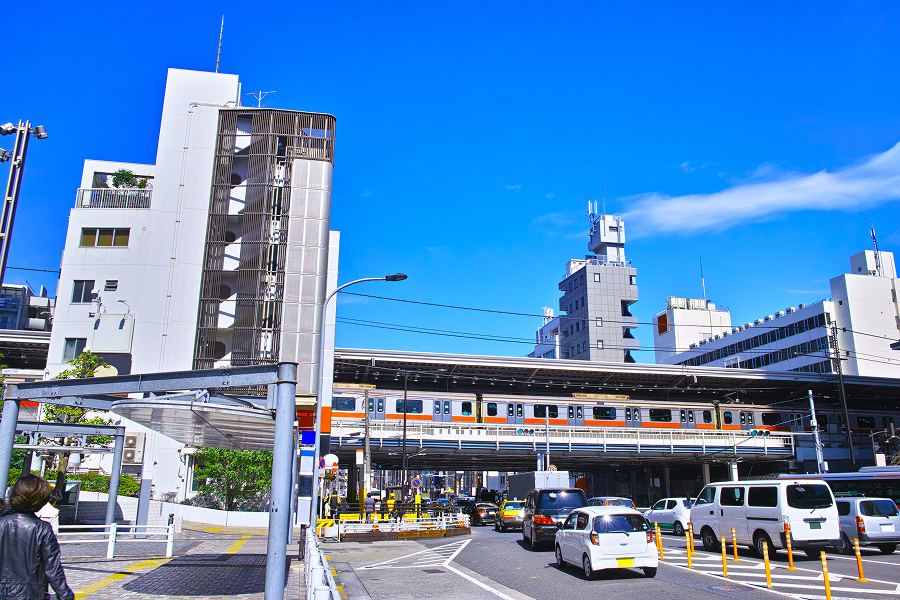 中目黒駅の風景